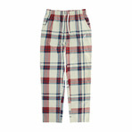 Flannel Lounge Pants // Alabaster (XL)