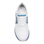 Men's Belair Golf Shoe // White + Cognac + Blue (US Men's Size 9)
