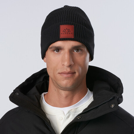 Enar Unisex Knit Beanie // Black (XS)