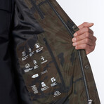 Kal Pongee Jacket // Camo Olive (XS)