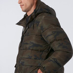 Kal Pongee Jacket // Camo Olive (XS)