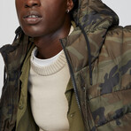 Kal Pongee Jacket // Camo Olive (XS)