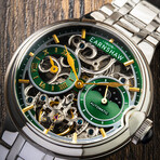 Thomas Earnshaw Barallier Dual Time Skeleton Automatic // ES-8242-66