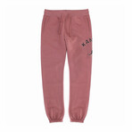 Women's Sueded Joggers // Withered Rose (L)