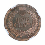 1864 CN Indian Head Cent // NGC Certified PF66 Cameo // Wood Presentation Box