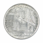 1936-S Bay Bridge Commemorative Half Dollar // PCGS Certified MS64 // Deluxe Collector's Pouch