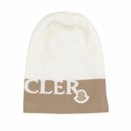 Moncler Beannie Hats // White + Beige