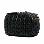 Versace Jeans Crossbody Bag Couture Women Polyurethane // Black + Gold