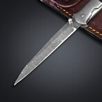 Damascus Pocket Folding Knife // 2014