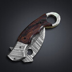 Damascus Karambit Folding Knife // 2013