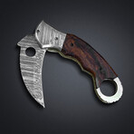 Damascus Karambit Folding Knife // 2013