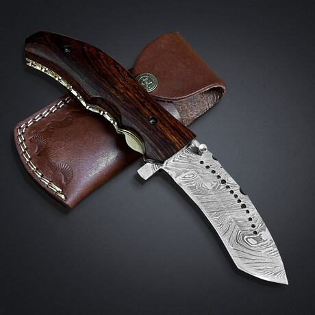 Damascus Folding Knife // 2009