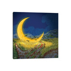 A Moon In The Last Night by Alireza Karimi Moghaddam (12"H x 12"W x 1.5"D)