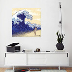 Japanese Waves by Alireza Karimi Moghaddam (12"H x 12"W x 1.5"D)