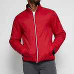 Lead Reversible Sherpa Jacket // Navy + Red (S)