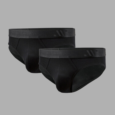 ALPHX Everyday Comfort // MDRN Brief // 2 Pack // Midnight Black (Small)