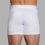 ALPHX Everyday Comfort // MDRN Boxer Brief // 2 Pack // Frost White (Small)
