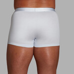 ALPHX Everyday Comfort // ATHLTC Trunk // 2 Pack // Glacier Blue + Frost White (Medium)