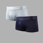 ALPHX Everyday Comfort // MDRN Trunk // 2 Pack Maritime Navy + Glacier Blue (Small)