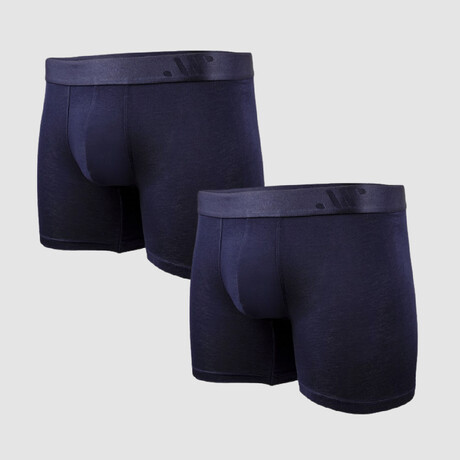 ALPHX Everyday Comfort // MDRN Boxer Brief // 2 Pack // Maritime Navy (Small)
