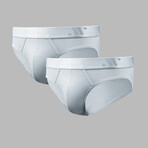 ALPHX Everyday Comfort // MDRN Brief // 2 Pack // Glacier Blue (Small)