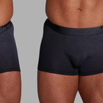 ALPHX Everyday Comfort // ATHLTC Trunk // 2 Pack // Midnight Black (Medium)