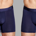 ALPHX Everyday Comfort // MDRN Boxer Brief // 2 Pack // Maritime Navy (Small)