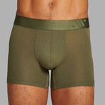 ALPHX Everyday Comfort // MDRN Boxer Brief // 2 Pack // Moss Green (Small)