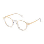 Men's Charlie Optical Frames // Gold Transparent