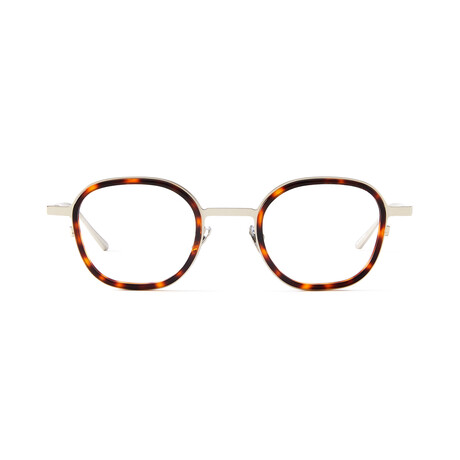 Men's Thierry Optical Frames // Matte Silver + Tortoise