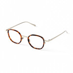 Men's Thierry Optical Frames // Matte Silver + Tortoise