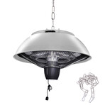 Outdoor Heating Pendant Lamp (Silver)