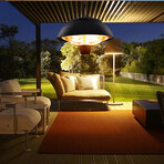 Outdoor Heating Pendant Lamp (Silver)