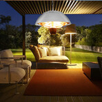 Outdoor Heating Pendant Lamp (Silver)