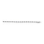 Estate // 18K White Gold Diamond + Sapphire Bracelet // 7.5" // Pre-Owned