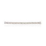 Orm // 18K White Gold Diamond Soft Wristband Bracelet // 7.25" // Pre-Owned