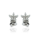 18K White Gold Diamond Stud Earrings // Pre-Owned