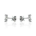 18K White Gold Diamond Stud Earrings // Pre-Owned