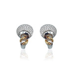 Chimento // 18K Rose Gold Diamond Earrings // Pre-Owned