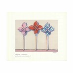 Wayne Thiebaud // Three Wind Toys (Lg) // Offset Lithograph // Signed