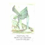 Claes Oldenburg // Lake Union Seattle Festival // 1972 Offset Lithograph // Signed