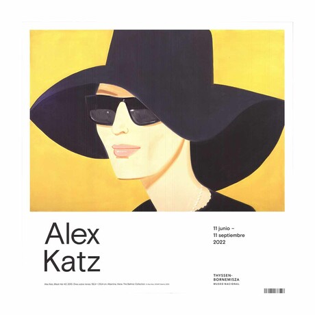 Alex Katz // Black Hat #2 // 2022 Offset Lithograph