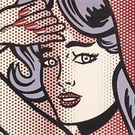 Roy Lichtenstein // Nude with Blue Hair // 1997 Offset Lithograph