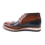Wayland Dress Shoe // Tobacco + Dark Blue (Euro: 46)