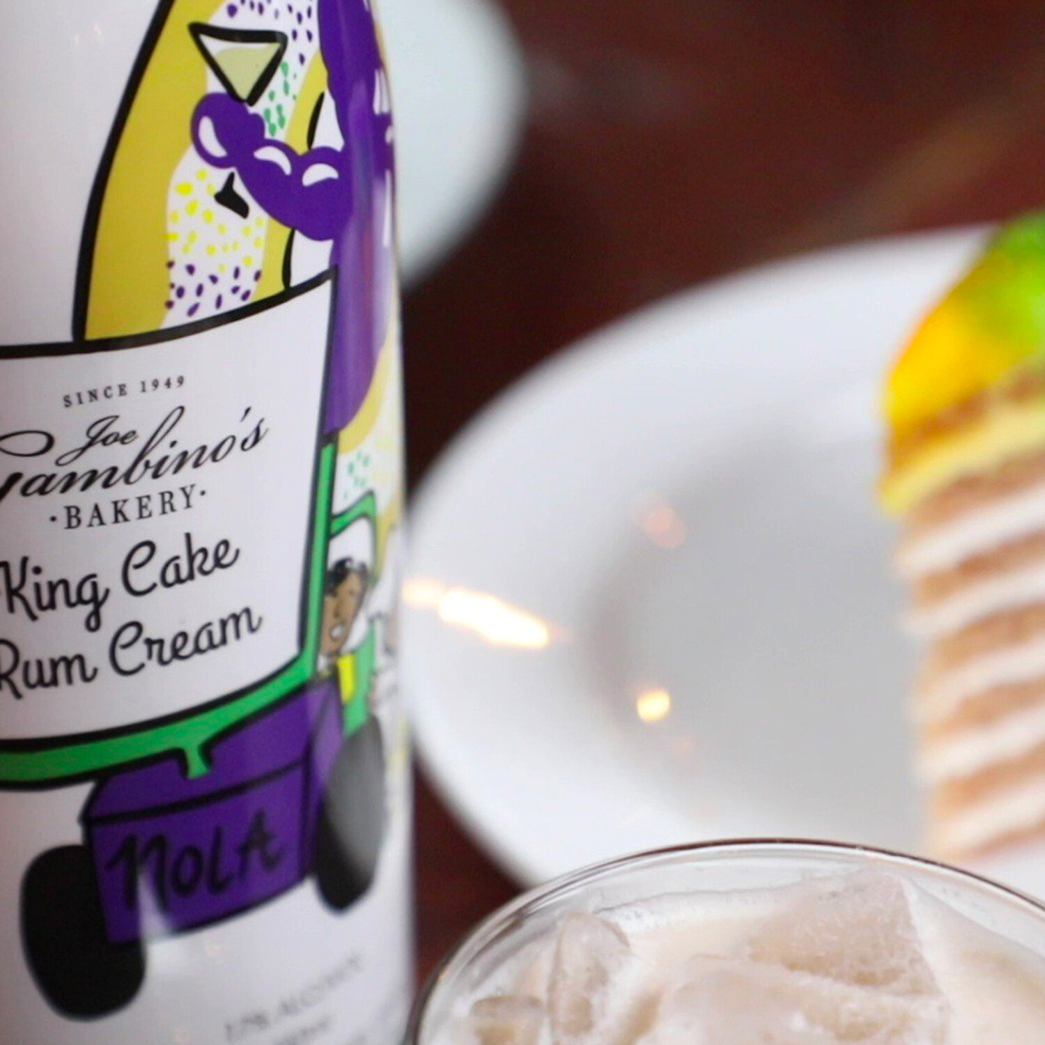 King Cake Rum Cream Liqueur // Set of 2 // 750 ml Each Unique Holiday