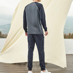 Tim Long Sleeve + Trouser Lounge Set // Gray (S)