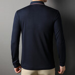 Otto Long Sleeve Polo // Dark Blue (L)