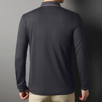 Otto Long Sleeve Polo // Dark Gray (L)