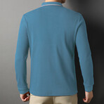Sydney Long Sleeve Polo // Light Blue (L)