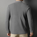 Sydney Long Sleeve Polo // Gray (S)